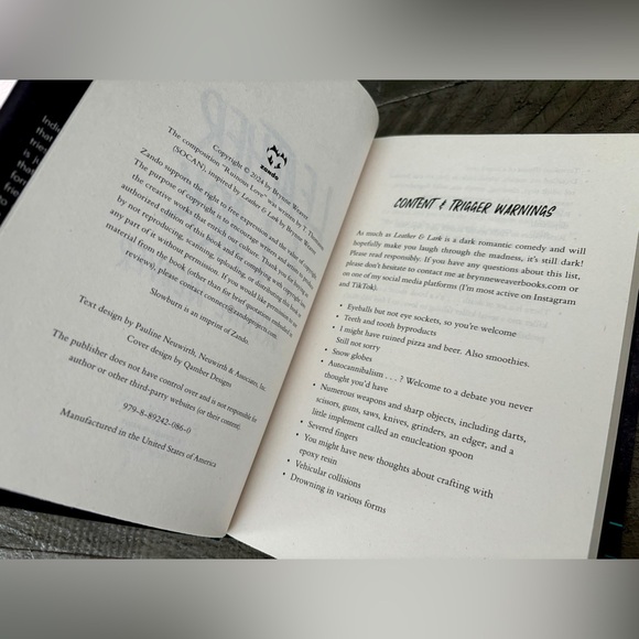 NWT Leather & Lark By Brynne Weaver Hardcover Book - Picture 4 of 7